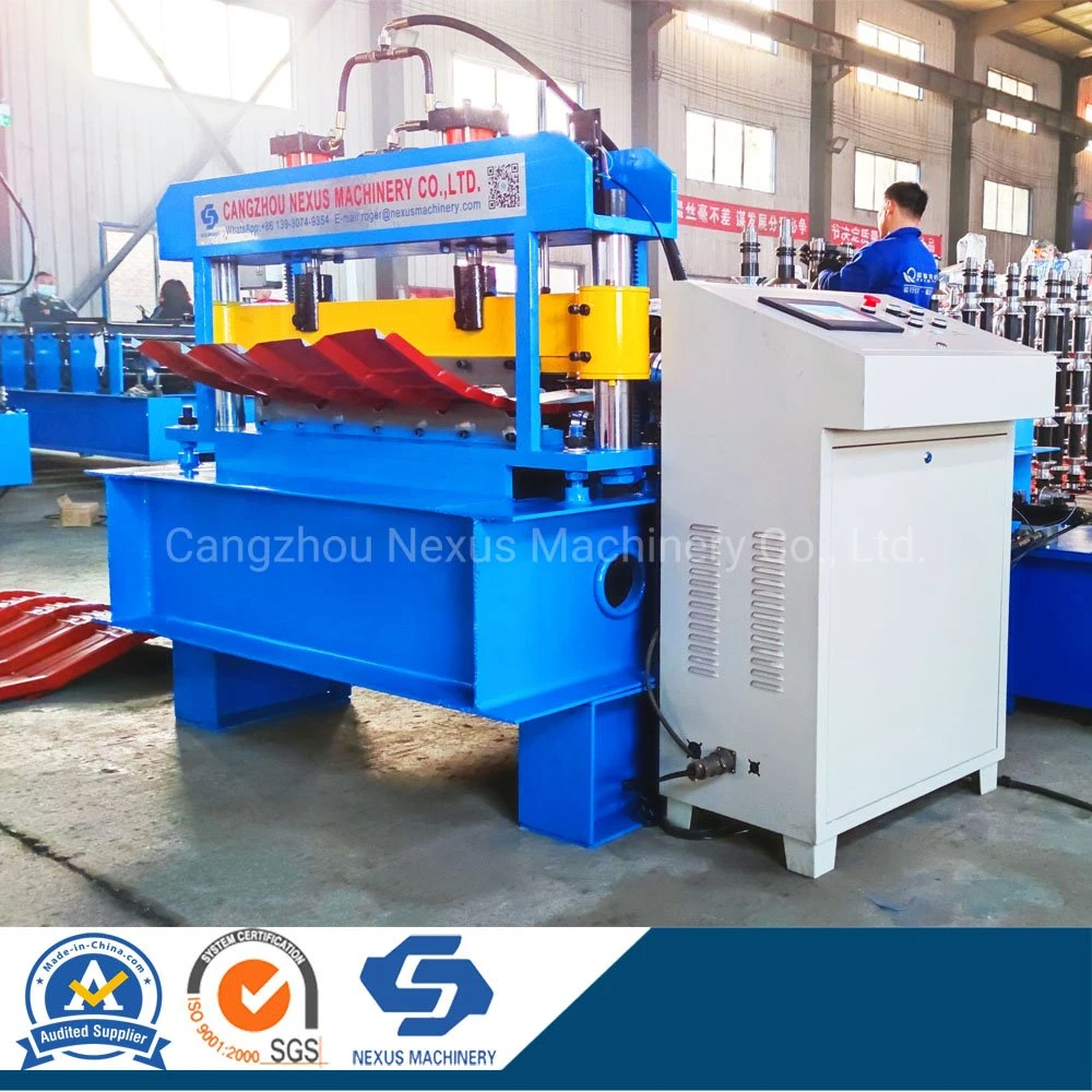 Ribbed Aluminum Roofing Crimping Made Tile for Bullnosing Color Steel Metal Arch Roof Panel Curving Machine
