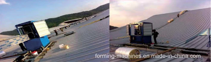 Automatic Curving Machine for Standing Seam Roofing with Panel