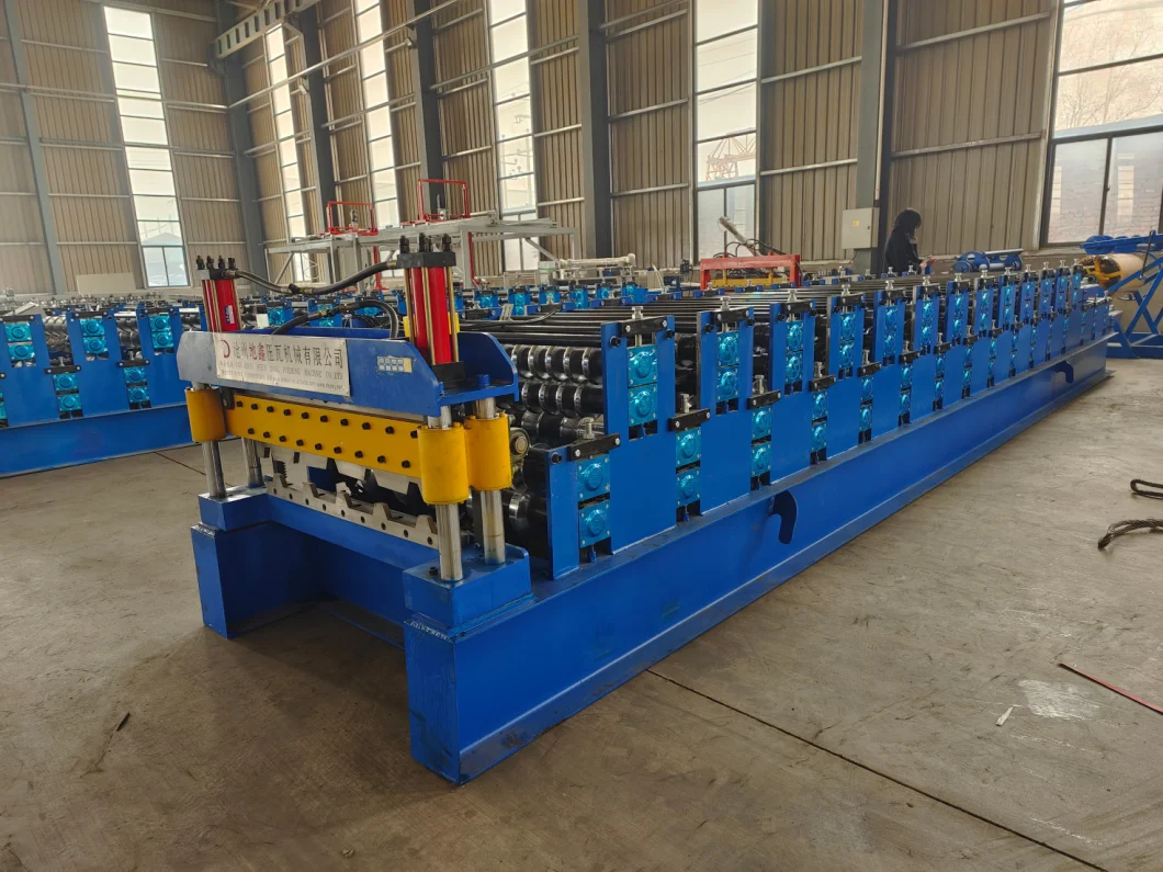 Ibr Trapezoidal Galvanized Roofing Sheet Roll Forming Machine From Botou Factory