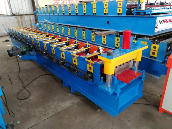 Pinch Plate Clip Lock Standing Seam Roofing Sheet Profiling Roll Forming Machine
