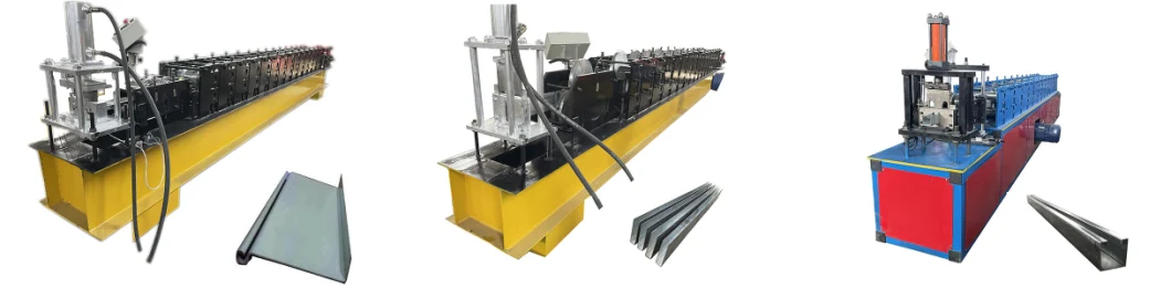 Iron Track Double Profile Full Automatic Rolling Shutters Strip Machine Roller Shutter Door Guide Making Roll Forming Machine