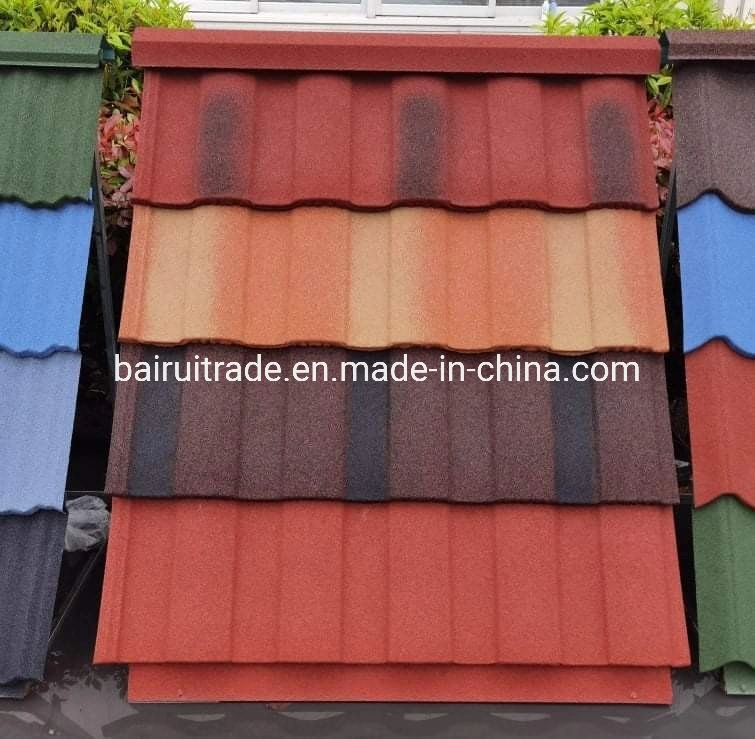 China Manufacturer Roofing Sheets Roman Good Price Stone Coated Metal Roof Tiles Accessories