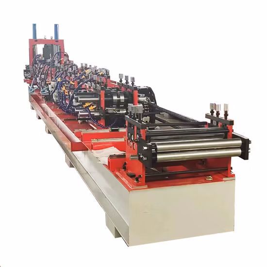 Automatic Roll Former C U Steel Purlin Roll Forming Machine