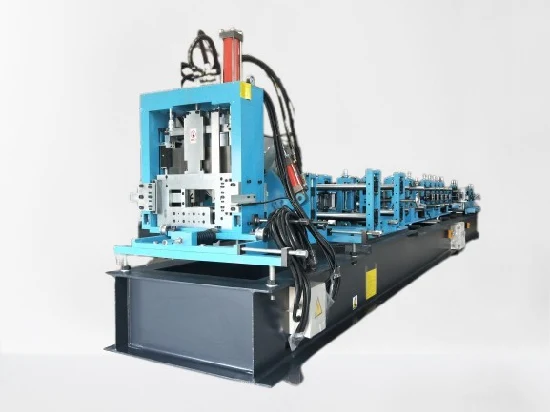 Building Construction Fully Automatic Channel Profile C/Z Purlin Exchange Cold Roll Forming Machine
