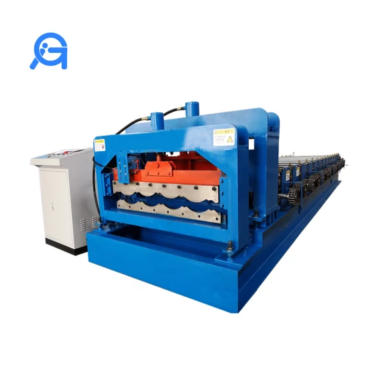 Glazed Tile Metcoppo Steptiles Wall Panel Press Step Metal Roofing Sheet Roof Step Tile Roll Forming Glazed Brick Forming Machine