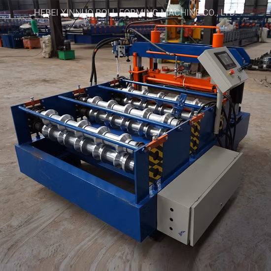 Hydraulic Trapezoidal Profile Mill Roofing Top Crimping Sheet Steel Arch Curving Machine